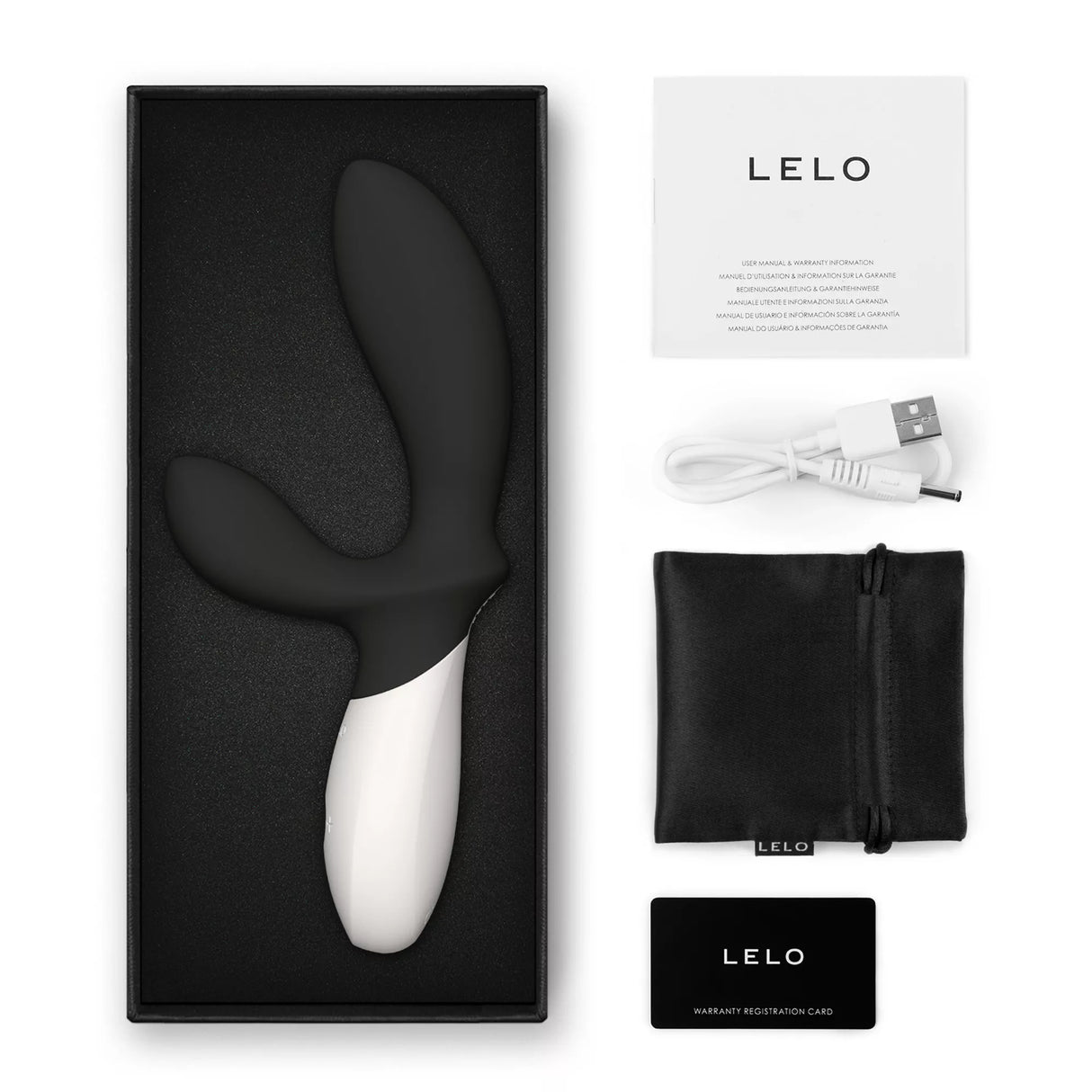 Masseur prostatique WaveMotion 12 modes noir — LELO Loki Wave 2