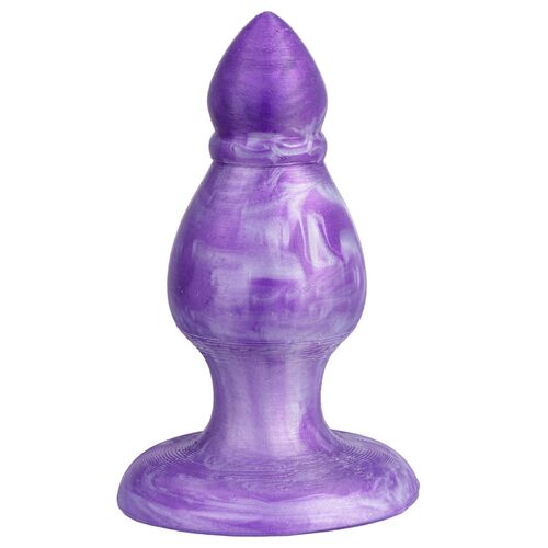 Plug Bijou Queen Violet 9 cm - Silicone Souple Ultra-Doux