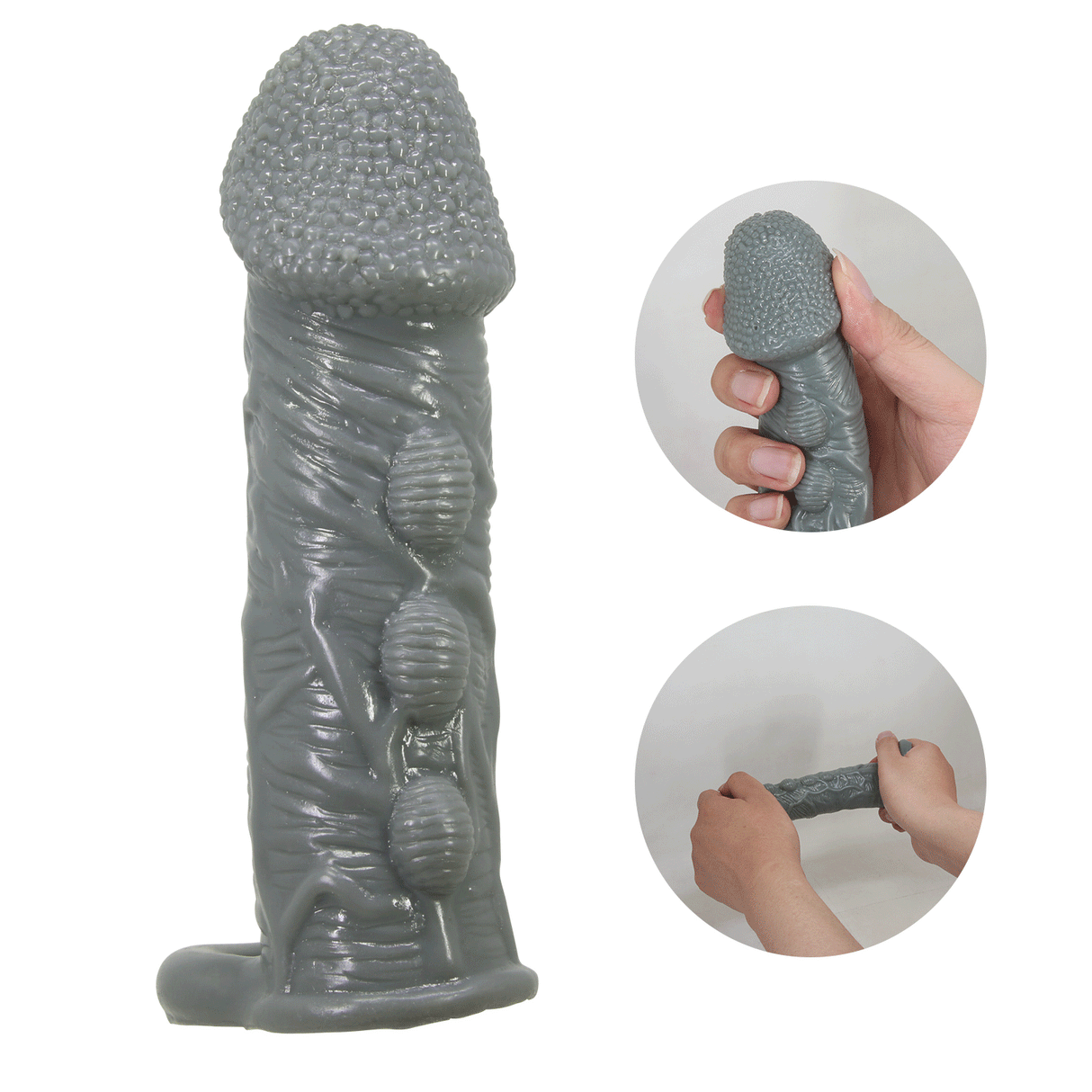 Realistic Penis Extension Sleeve with Strap — Jaygler