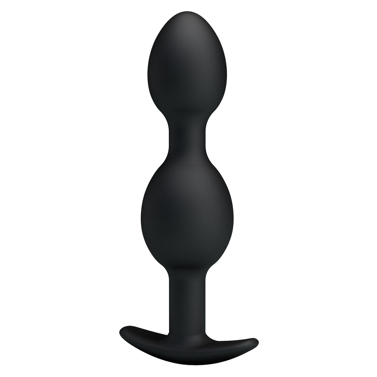 Silikon-Analkette 12,5 cm mit Griff — Silicone Anal Balls