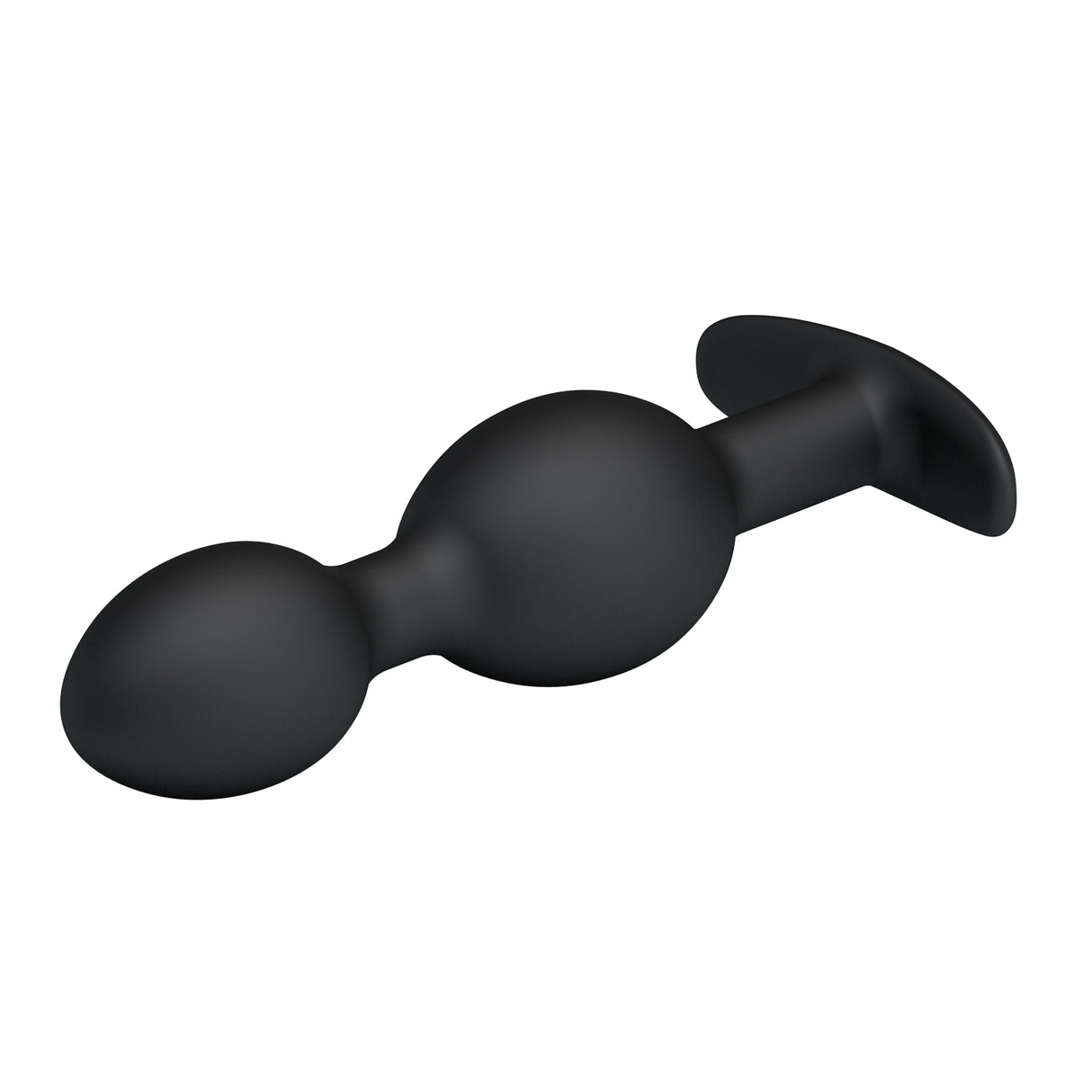 Silikon-Analkette 12,5 cm mit Griff — Silicone Anal Balls