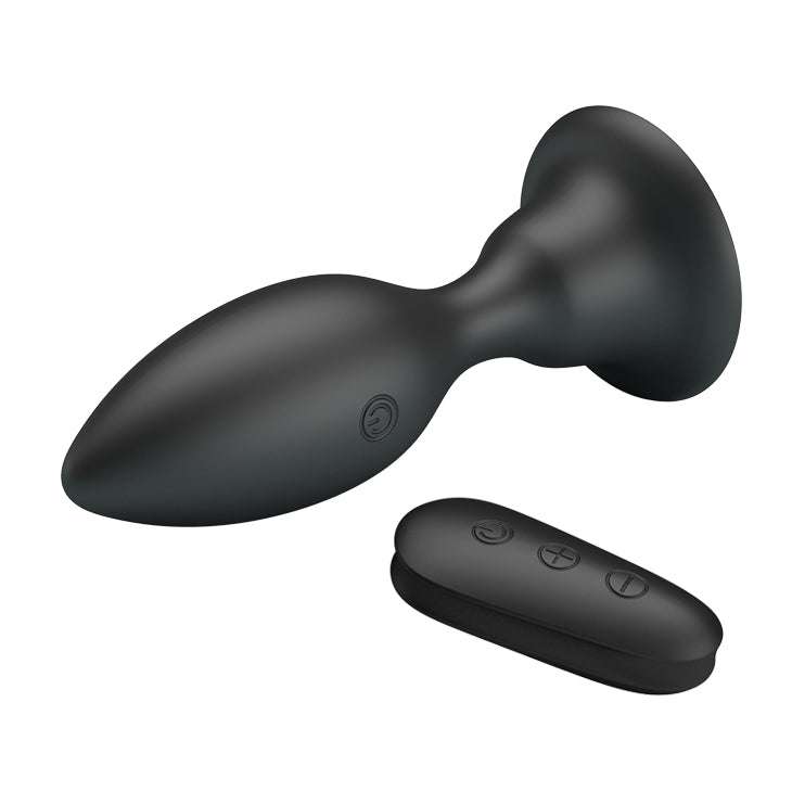 Aufblasbarer Analplug 10,8 cm mit Fernbedienung