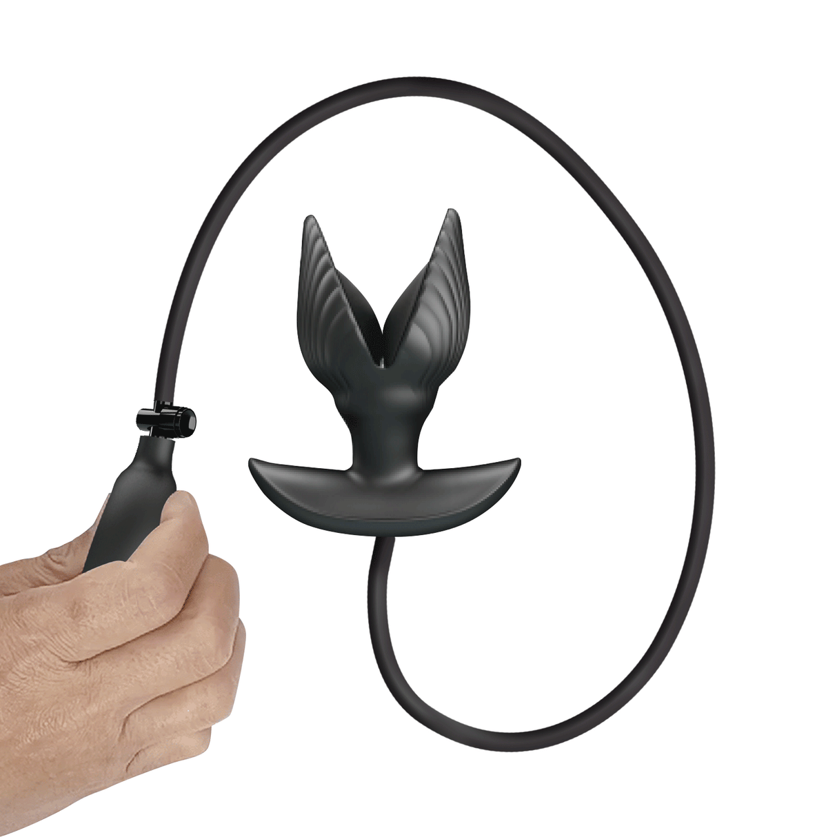 Plug anal dilatateur avec fonction gonflage & vibration rechargeable USB