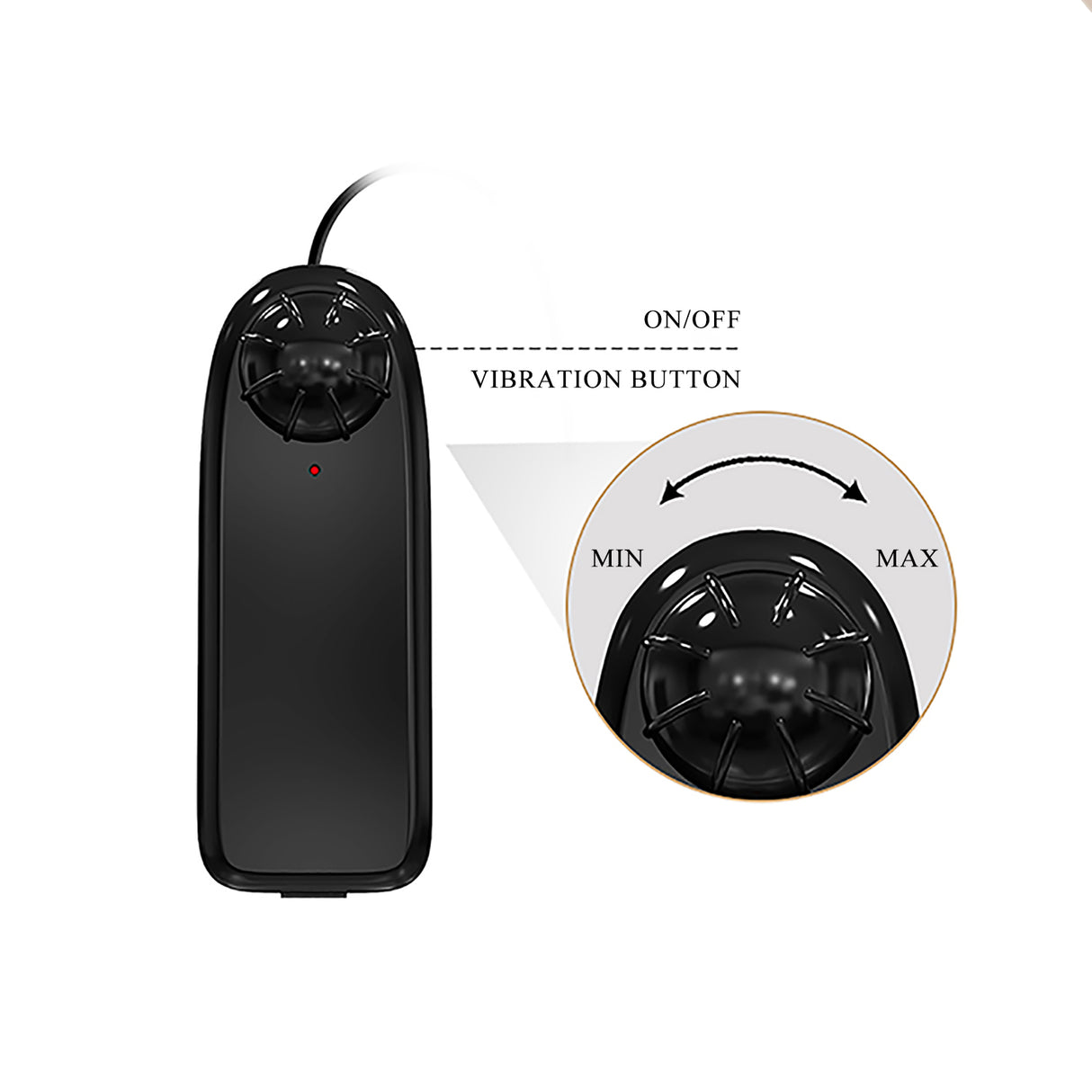 Elastischer hautähnlicher Vibrationsdildo, 21,8 cm — Bahamut