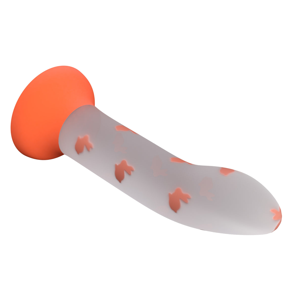 Leuchtender Nightfall Dildo Orange 17 cm × 3,3 cm