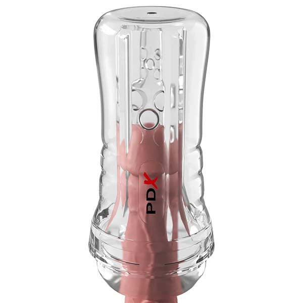 Clear Male Masturbator 21 cm — EZ-Grip Viewtube Plus