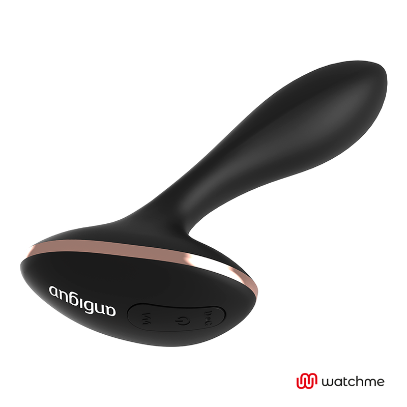 Plug vibrant prostate courbé télécommandé — autre angle