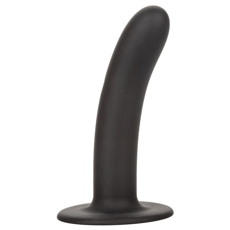 Glatter schwarzer Silikondildo für den P-Punkt 15 cm – Boundless