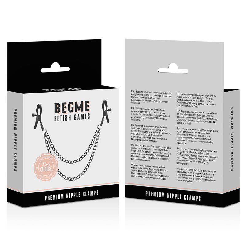 BEGME PINCES TAMELON RED EDITION AVEC CHAINE