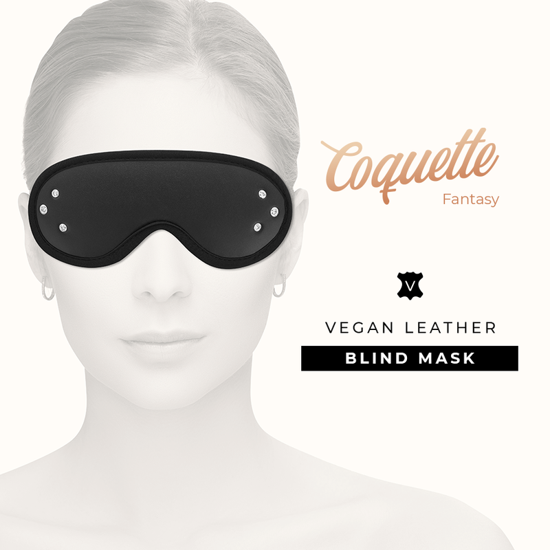 COQUETTE CHIC DESIRE MASQUE FANTASY EN CUIR VEGAN AVEC DOUBLURE EN NEOPRENE