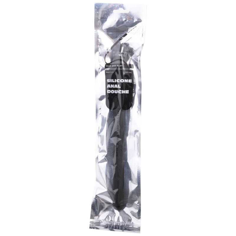 Canule de douche anale silicone embout stopper 27 cm — emballage