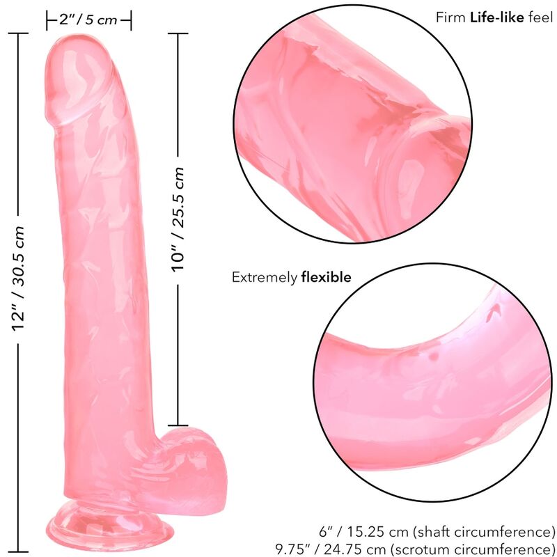 CALEXOTICS GODE REINE TAILLE ROSE 255 CM