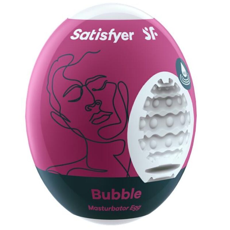 Masturbateur œuf à bulles activé à l'eau — Bubble · Satisfyer Eggs · Strokers