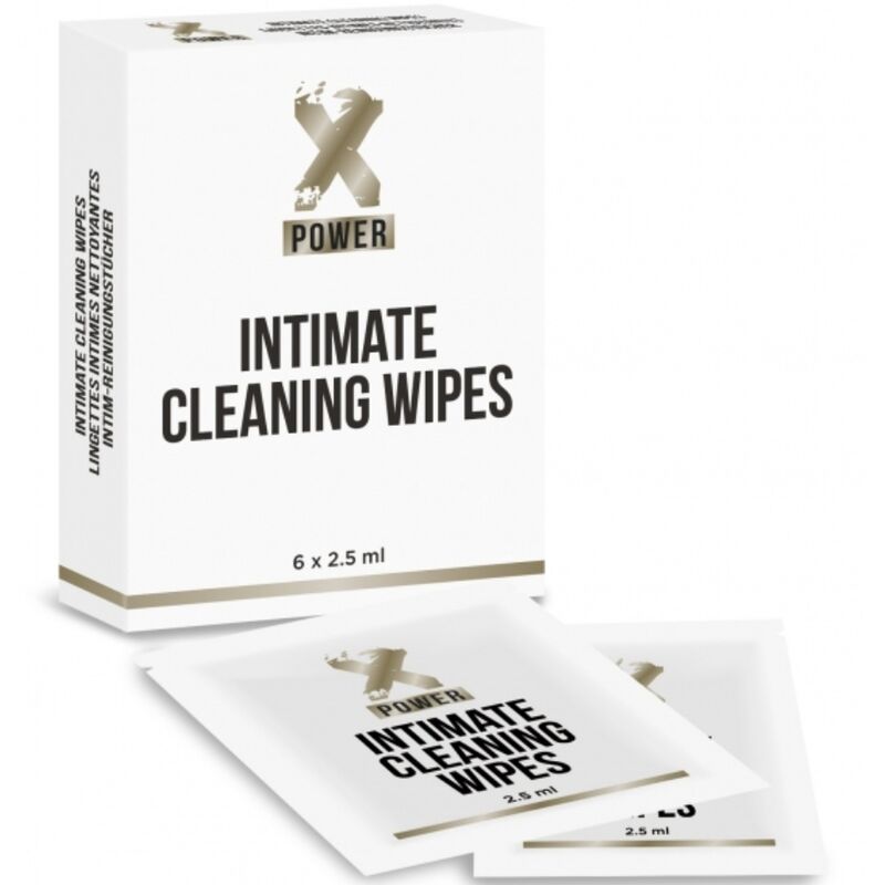 Lingettes nettoyantes intimes 6 sachets — Intimate Cleaning Wipes · Xpower · Hygiène anale