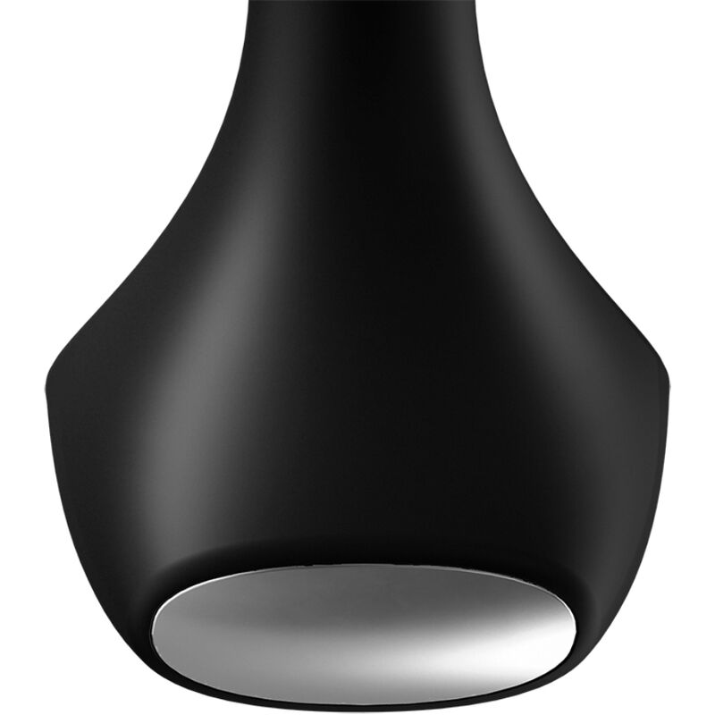 Plug vibrant souple connecté 12 modes noir — gros plan