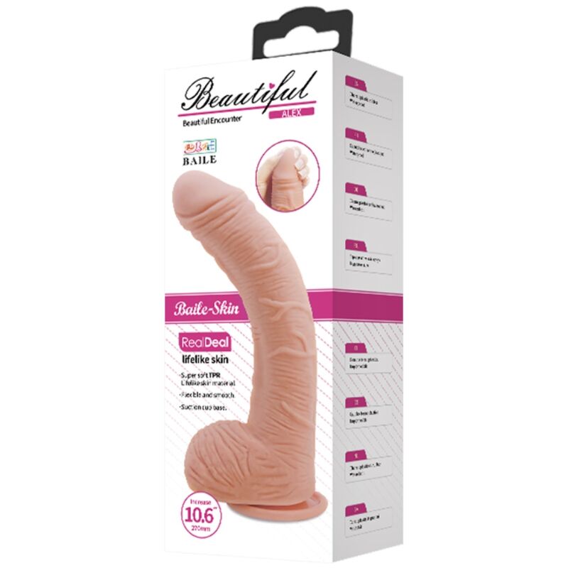 BAILE GODE EN PEAU REALISTE ALEX 27 CM