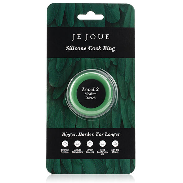 JE JOUE BAGUE SILICONE VERTE CHOKE MOYEN