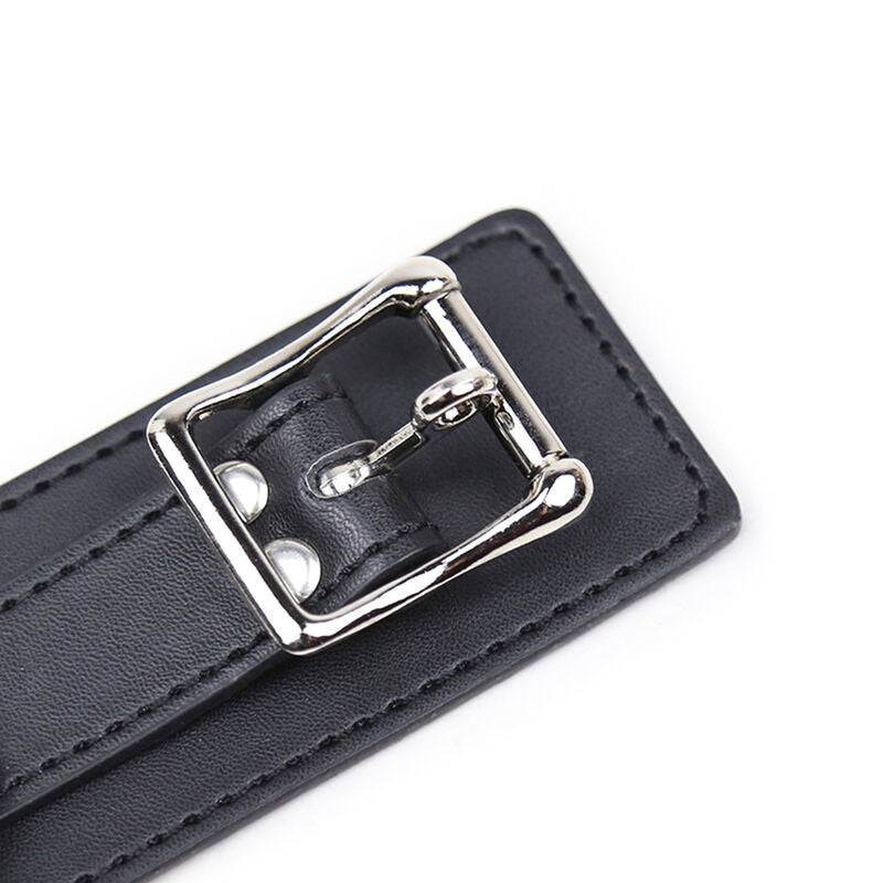 OHMAMA FETISH COLLIER DE SOUMISSION AVEC 3 ANNEAUX