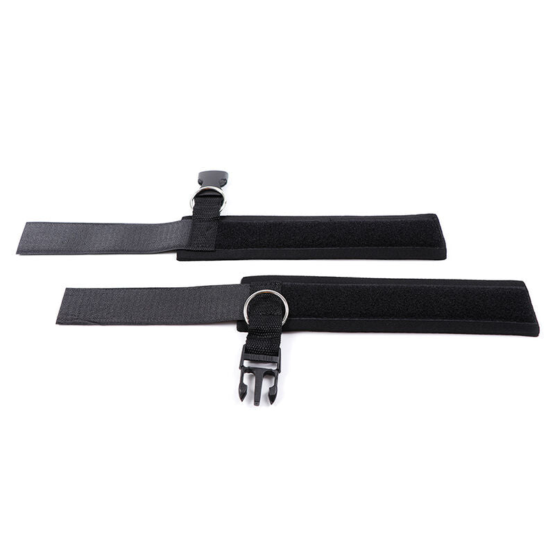 OHMAMA FETISH NEOPRENE ATTACHES POIGNETS ATTACHES ET BOUCLES