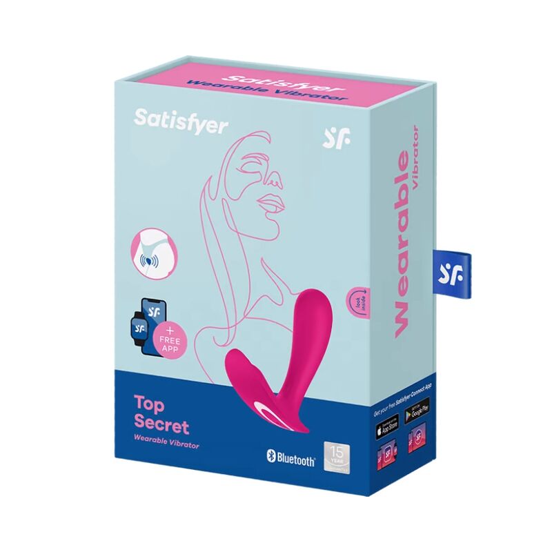 Plug vibrant wearable Satisfyer Top Secret — gros plan
