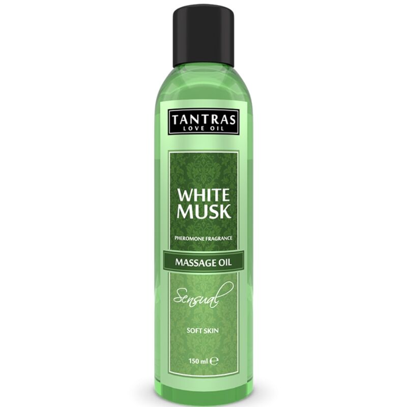 Huile de massage aphrodisiaque —Tantras Musc Blanc 150 ml · Intimateline Intimateline · Huiles neutres