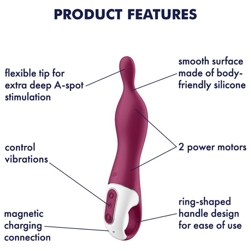 SATISFYER VIBRATEUR AMAZING 1 ASPOT BAIE