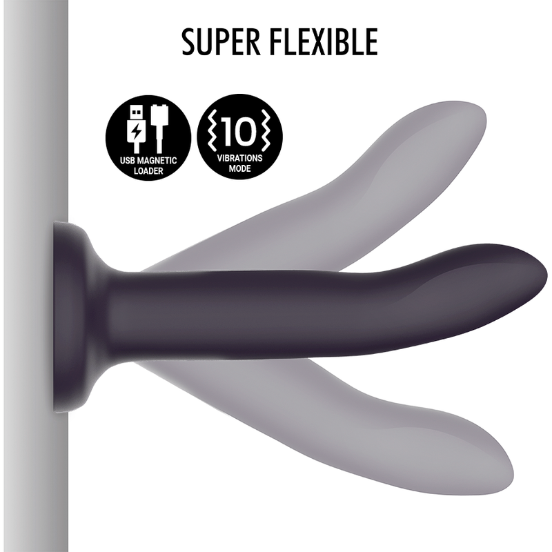 Gode fantasy thermochromique vibrant 20 cm silicone — autre angle