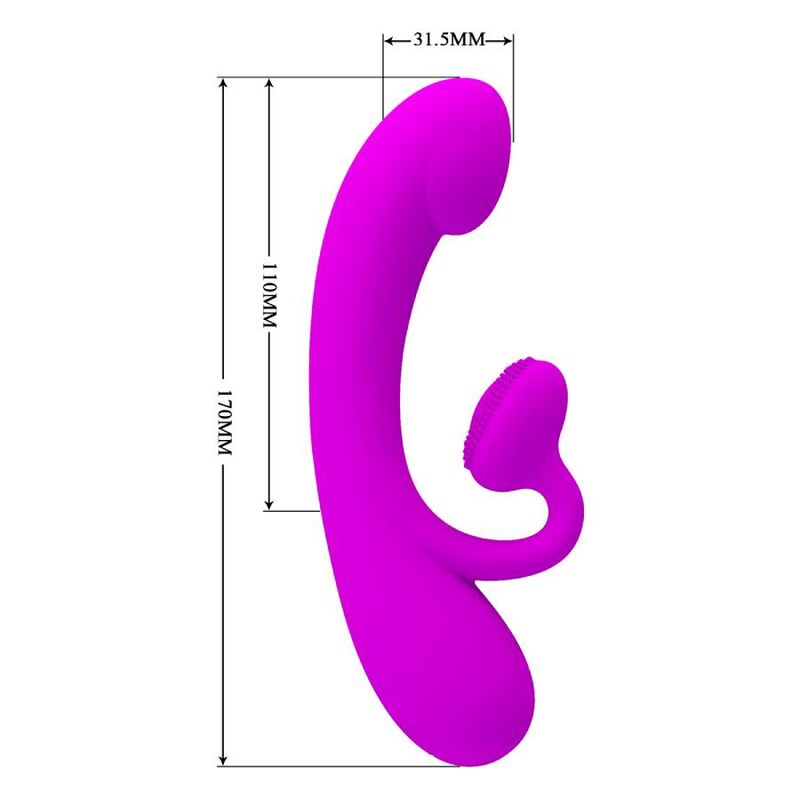 Pretty Love Sincere purple rabbit vibrator — 10 modes