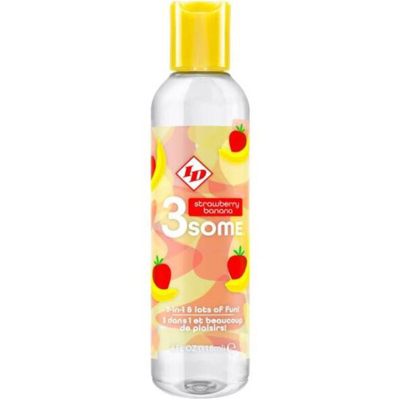 ID 3SOME BOUTEILLE FRAISE BANANE 4 FL OZ
