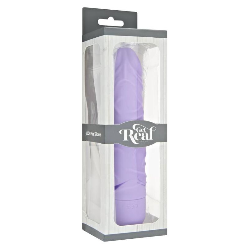 Purple silicone vibrator 21 cm — Classic Original