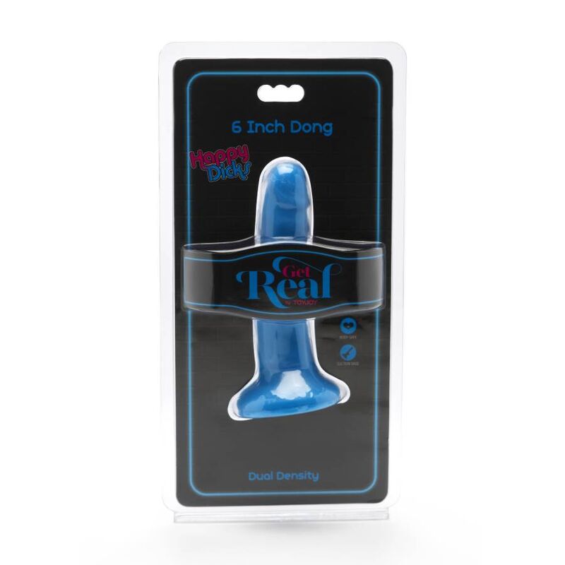 GET REAL HAPPY DICKS DONG 12 CM BLEU