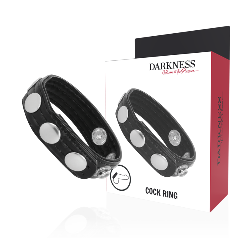 DARKNESS ANNEAU DERECTION EN CUIR