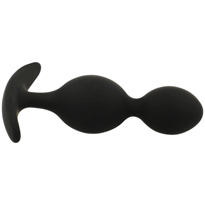 BLACKSILVER PLUG ORSON SILICONE 2 ONDES ANAL 9 CM