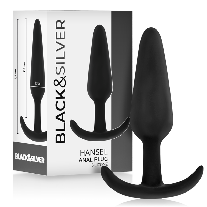 BLACKSILVER BOUCHON ANAL EN SILICONE HANSEL AVEC PETITE POIGNEE