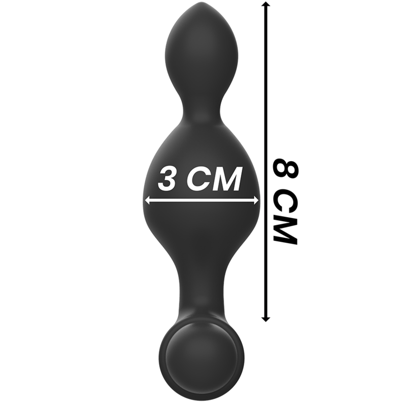 BLACKSILVER TUCKER PETITE TELECOMMANDE POUR PLUG ANAL EN SILICONE