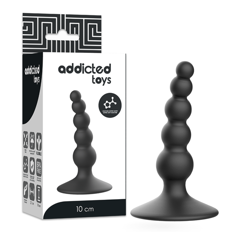 Chapelet anal 5 boules graduées 10 cm · Addicted Toys · Plugs