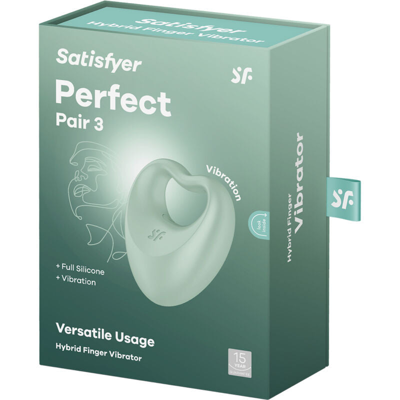 Cockring vibrant 2-en-1 — vue de profil