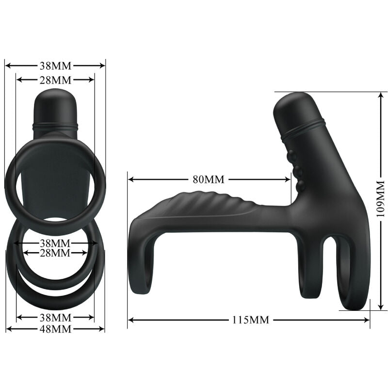 PRETTY LOVE MANCHON DEXTENSION EN SILICONE SOUPLE ELASTIQUE