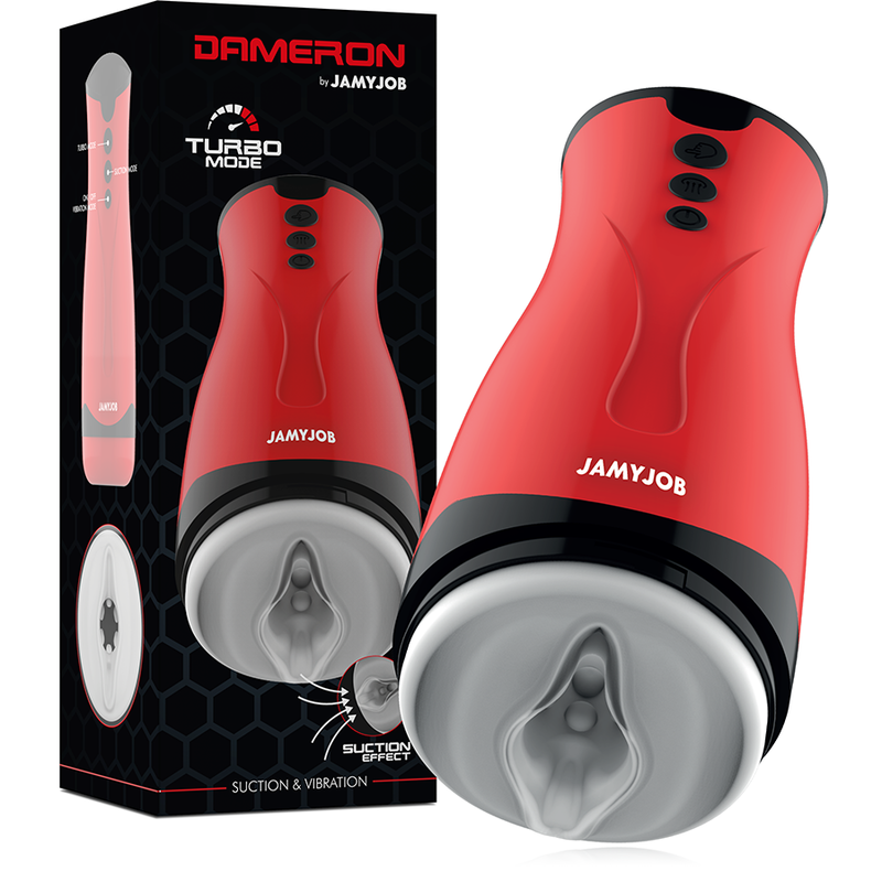 JAMYJOB MASTURBATEUR A ASPIRATION ET VIBRATION DAMERON