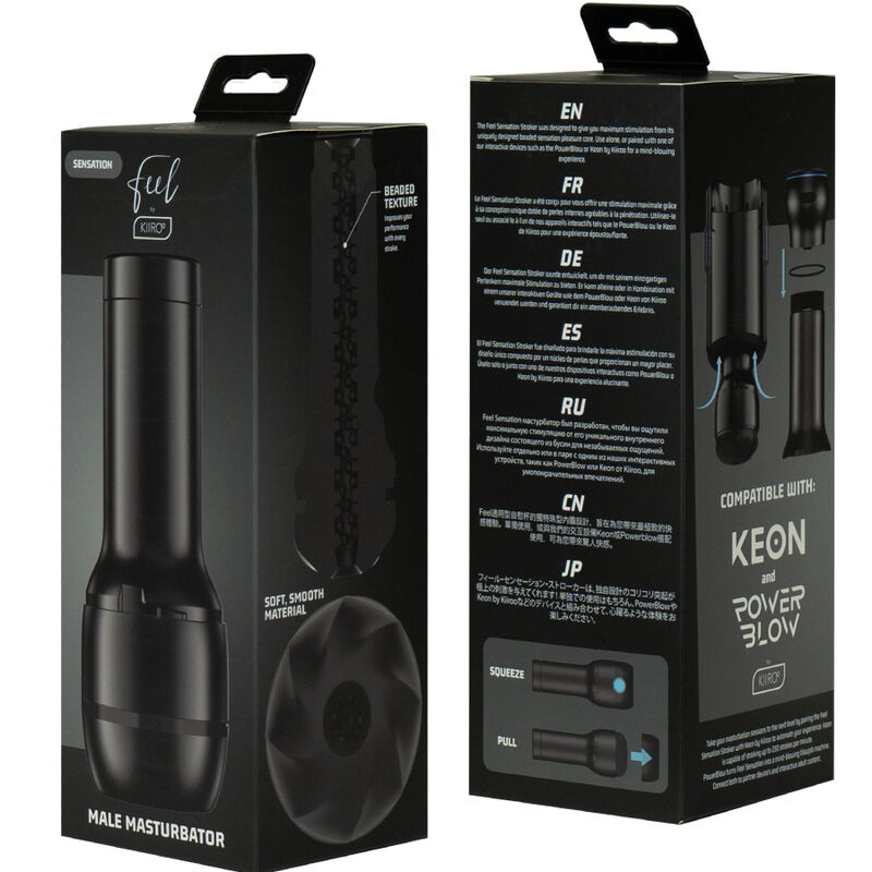 Stroker toucher peau canal multi-texture — emballage