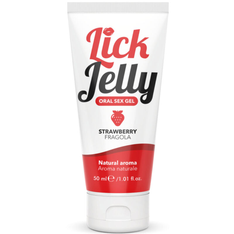 Gel lubrifiant arôme fraise texture gelée 50 ml — Lick Jelly · Intimateline Intimateline · Lubrifiants aromatisés
