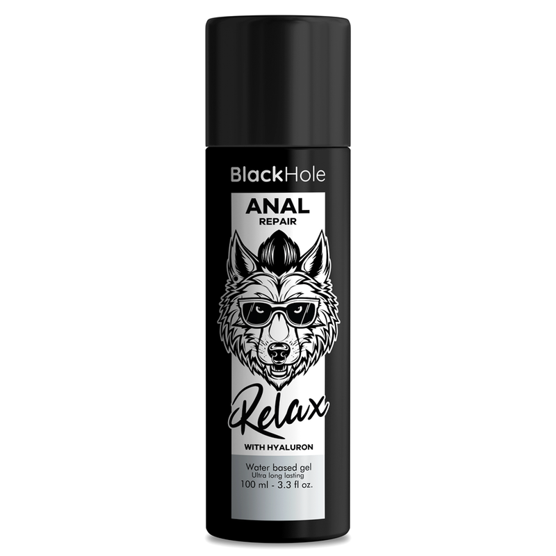 Gel anal réparateur acide hyaluronique — 100 ml · Black Hole · Lubs & Sprays Relaxants Anal