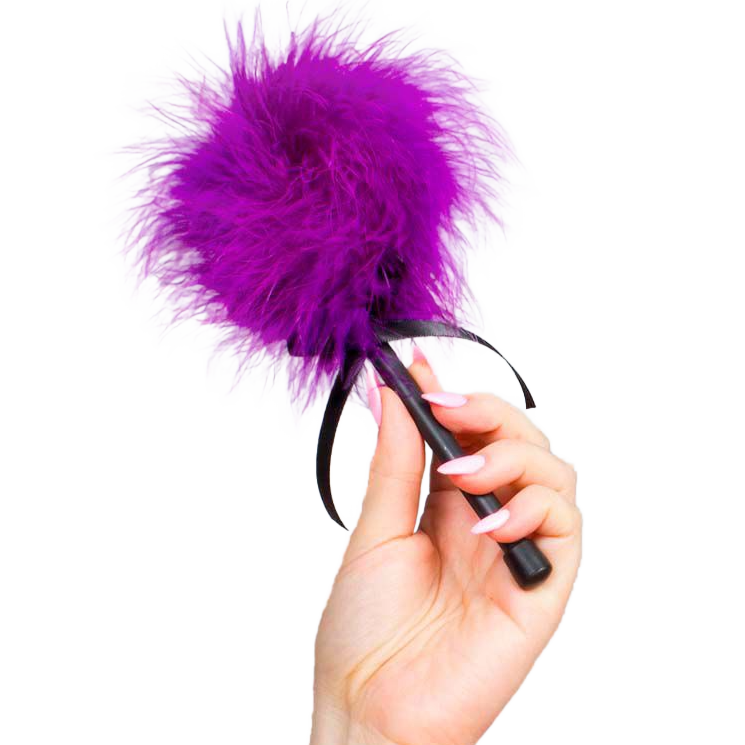 SECRETPLAY DUSTER MARABOU ROSE VIOLET