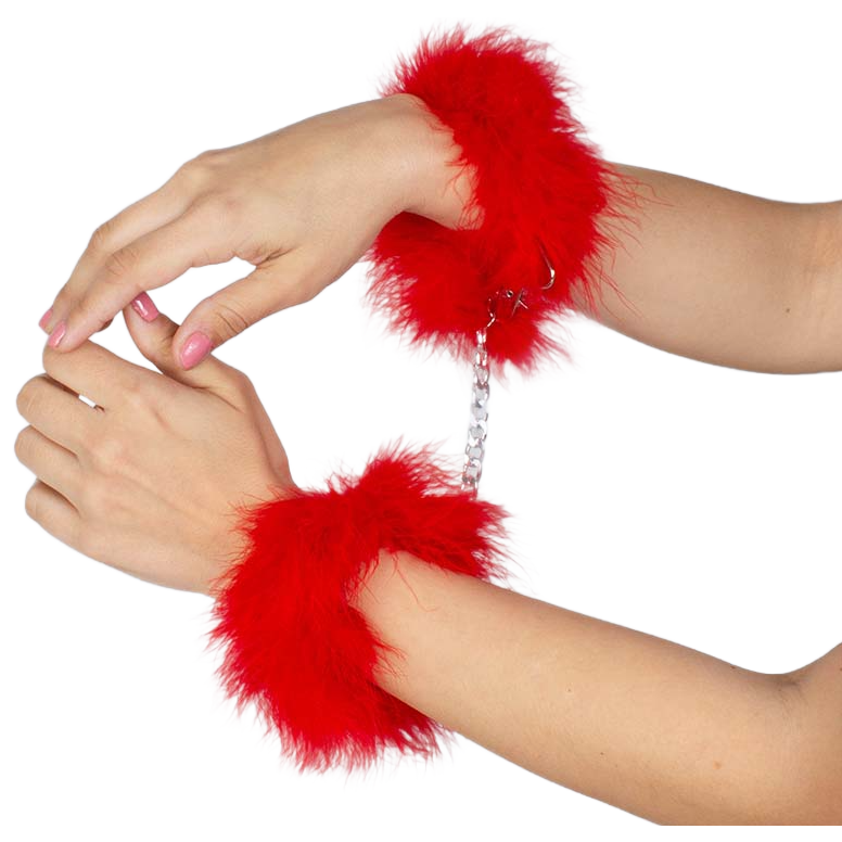 SECRETPLAY MENOTTES MARABOU ROUGE