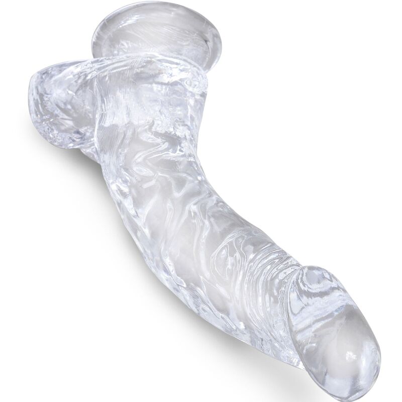 Gode réaliste Clear 16,5 cm - gros plan produit