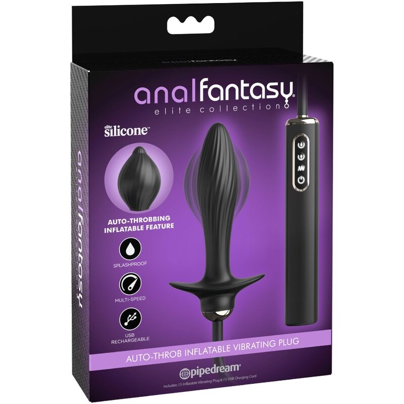 ANAL FANTASY ELITE COLLECTION PLUG GONFLABLE ET VIBRATEUR AUTO THROB