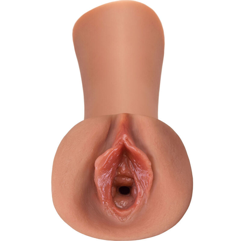 Juicy Snatch tan/caramel self-lubricating masturbator