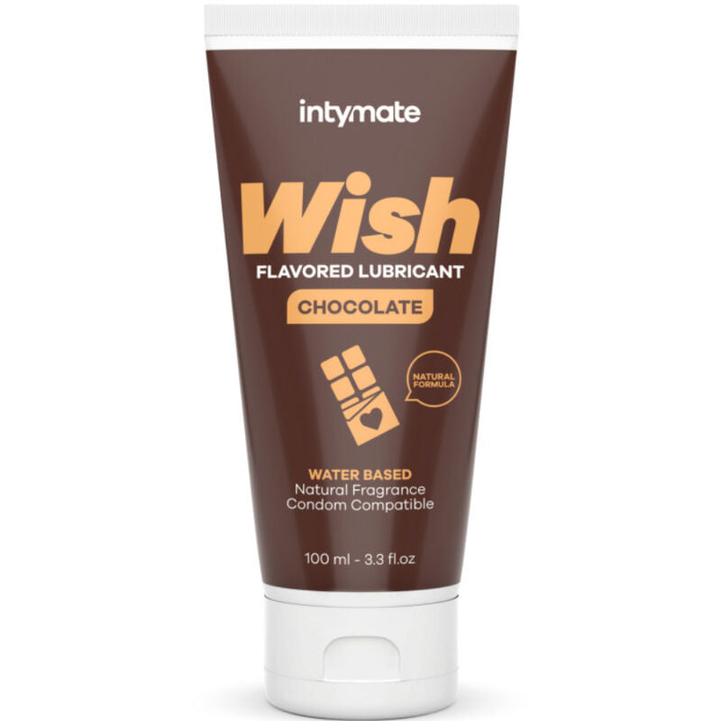 Lubrifiant aromatisé bio — Wish Chocolat 100 ml · Intimateline Intymate · Lubrifiants aromatisés