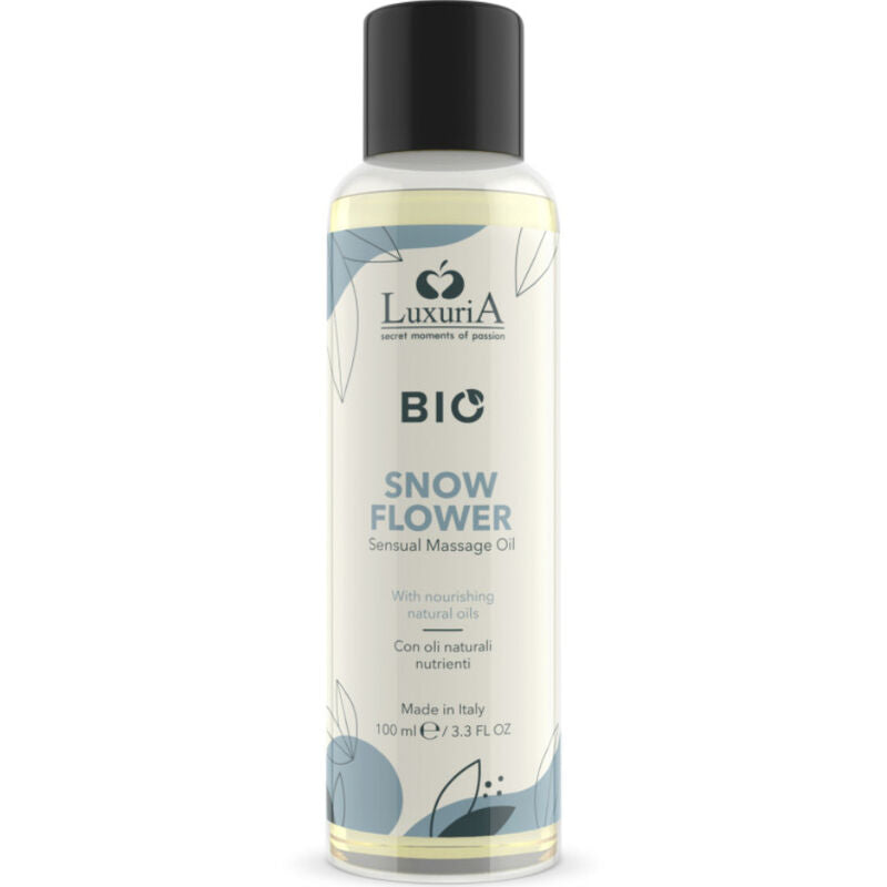 Huile de massage bio fleur des neiges 100 ml · Intimateline Luxuria · Huiles aromatisées