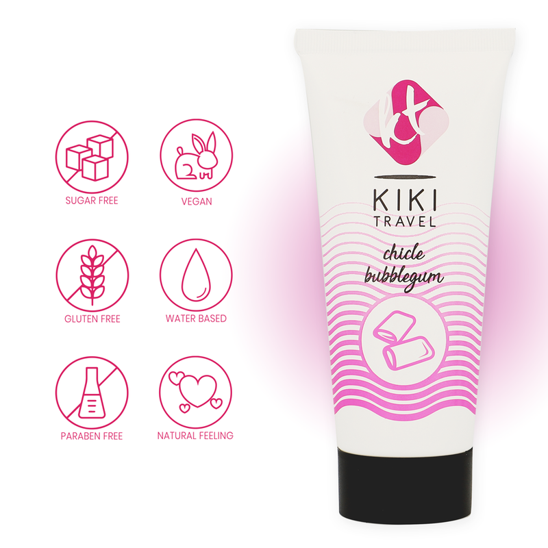 Lubrifiant aromatisé fraise 50 ml — détail matière
